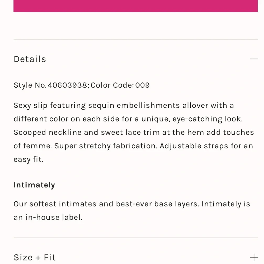 Free People Seeing Double Sequin Slip mini dress lace rose pink black - Picture 12 of 12